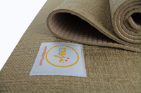 High-traction eco-friendly yoga mat laid flat for stretching and physical recovery