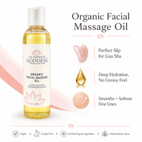 Organic Facial Massage and Anti-Aging Treatment Oil bottle - Clerina skincare