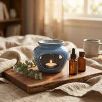 Ceramic Aromatherapy Diffuser - Calm Blue Edition - Clerina